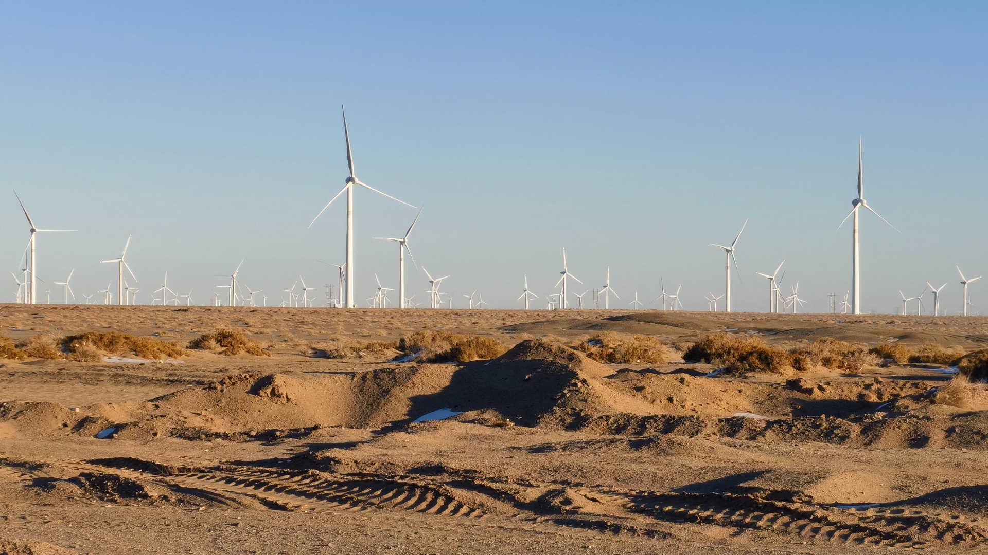 甘肃酒泉风电场